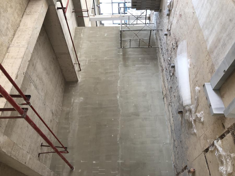 加气砖隔墙工程施工 