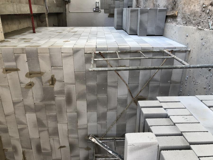 室内加气砖隔墙施工 